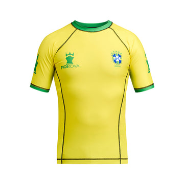 RASHGUARD - 2026 BJJ x FOOTBALL WORLD CUP - BRAZIL - SHORT SLEEVE