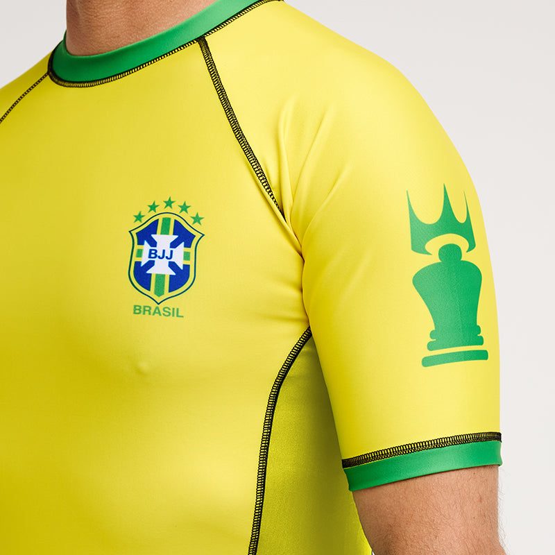 RASHGUARD - 2026 BJJ x FOOTBALL WORLD CUP - BRAZIL - SHORT SLEEVE