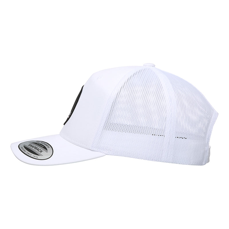 CASQUETTE TRUCKER PATCH CROWN BELT WHITE
