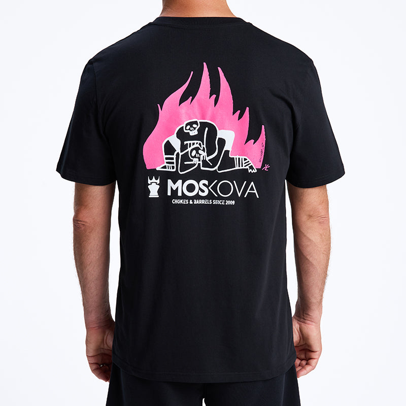 T-SHIRT COLLAB RAUL CASADO ART BLACK